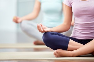sitting comfortably for meditation
